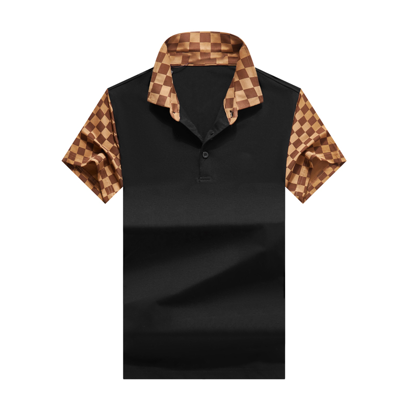 

Fashion Men Polo Shirts T shirt High Quality Embroidery Short Sleeve Casual Classic Polos Spring Mens Clothes Tees Tops Size M-3XL, White;black