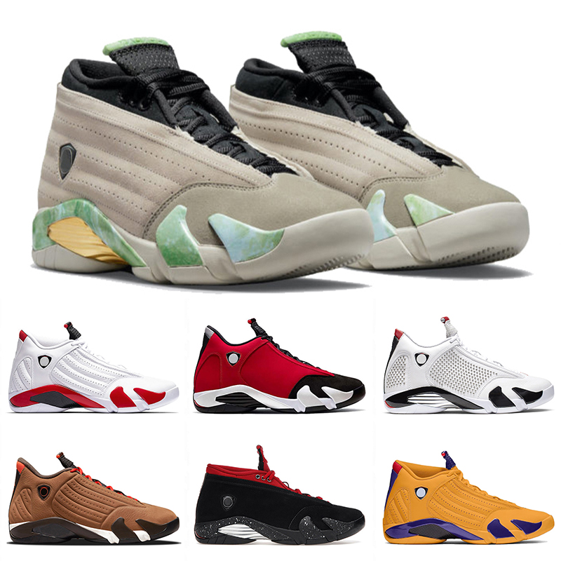 

mens jumpman 14 men basketball shoes Red Lipstick Winterized Desert Sand DMP University Gold 14s trainers sports sneakers Size 36-47, B6 fortune
