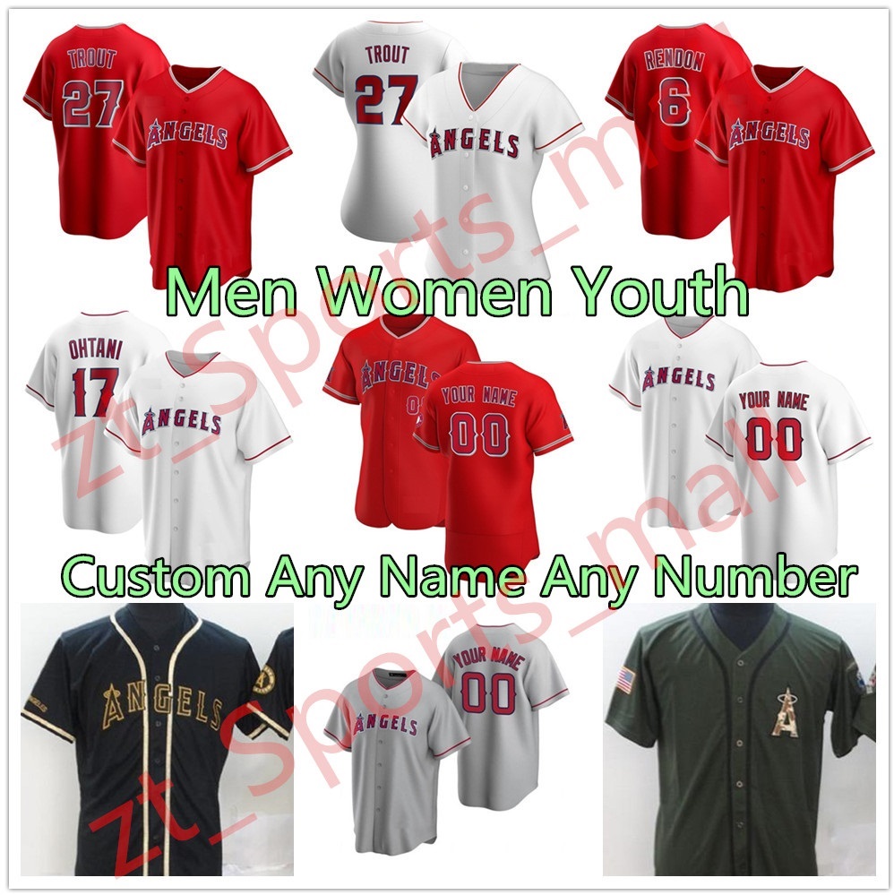 

Los Men Women youth Angeles 27 Angelsof Mike Trout Jersey 17 Shohei Ohtani Anthony Rendon Dylan Bundy Baseball Jared Walsh Dexter Fowler Anaheim David jerseys, As shown in illustration