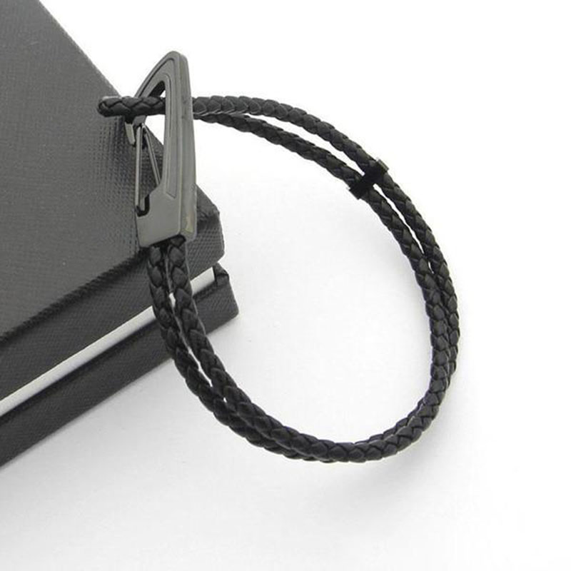 

Rope Bracelets Stainless Steel Buckle High Quality Leather Knitting Simple Style Temperament Men Bracelet