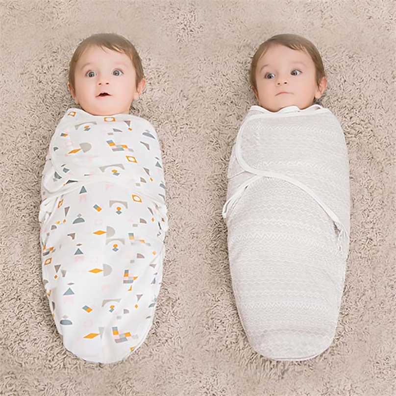 

Babies Sleeping Bags born Baby Swaddle Wrap Envelope 100%Cotton 0-3 Months Blanket Swaddling Sleepsack 211023