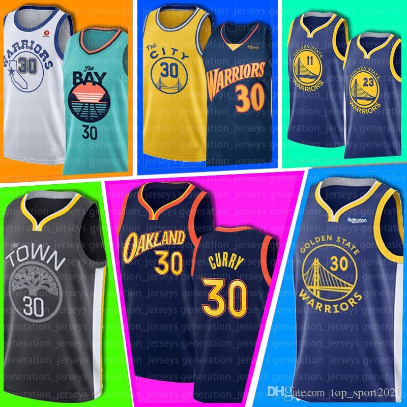 

Stephen Klay Curry Thompson Basketball Golden State Warrior Jersey Draymond 23 Green Andre 9 lguodala Jerseys Men, Black;red