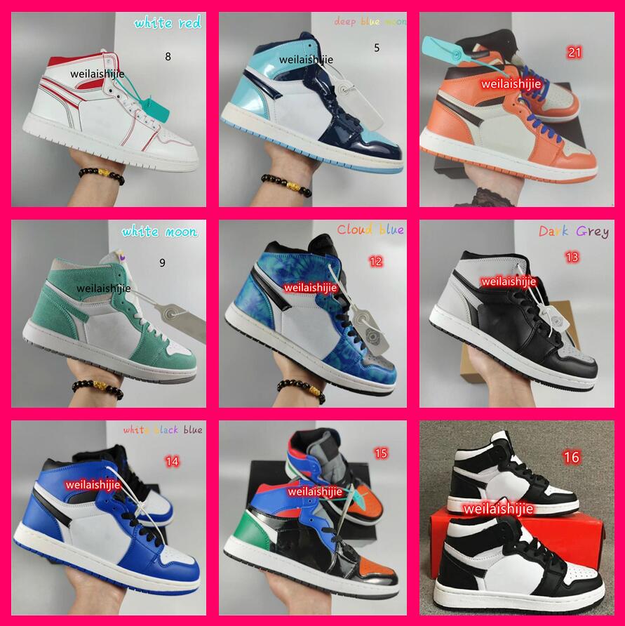 

jumpman 1s mens sneakers trainers fashion og high leather casual outdoor dunk shoes zapatillas skateboarding training shoes36-44, Black
