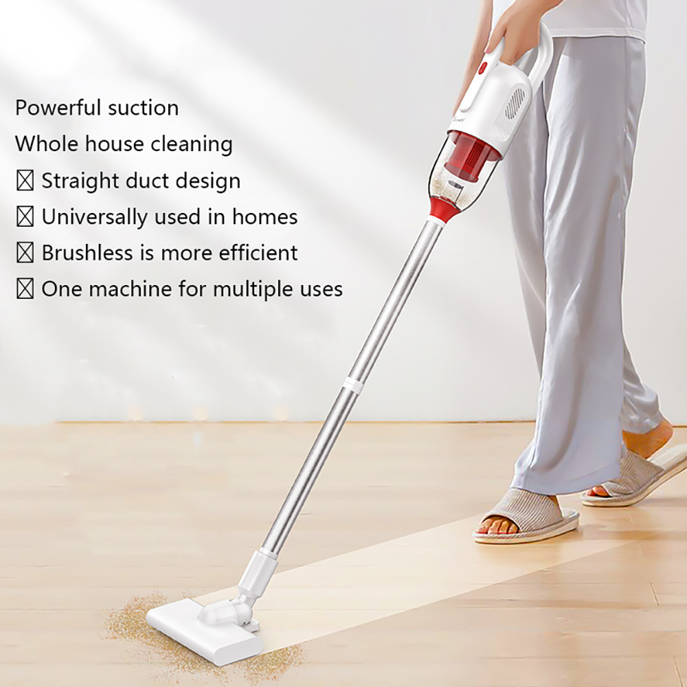 

Oubao hand-push vacuum cleaner household rechargeable sweeper electric mop wet and dry In stock
