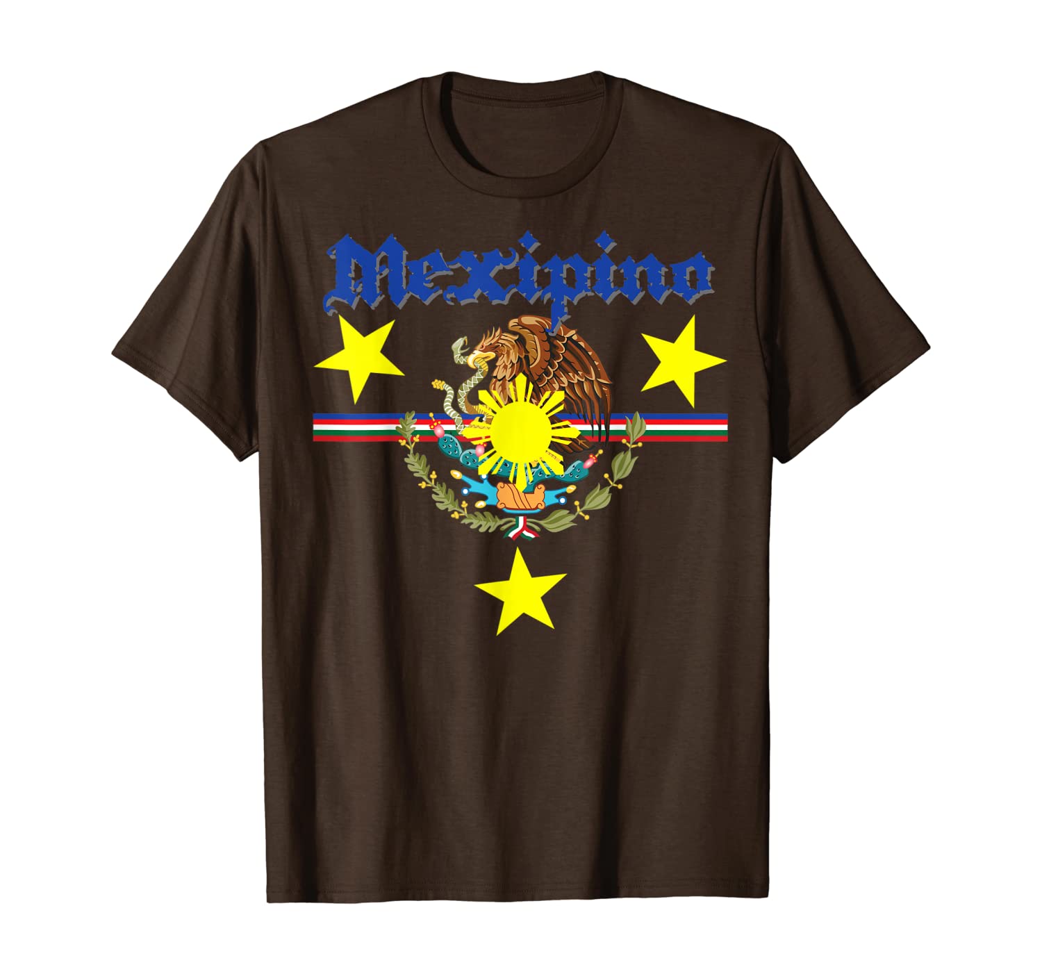 Mexipino Shirt Filipino and Mexican Pride T-Shirt Mexico PI-image-711354404