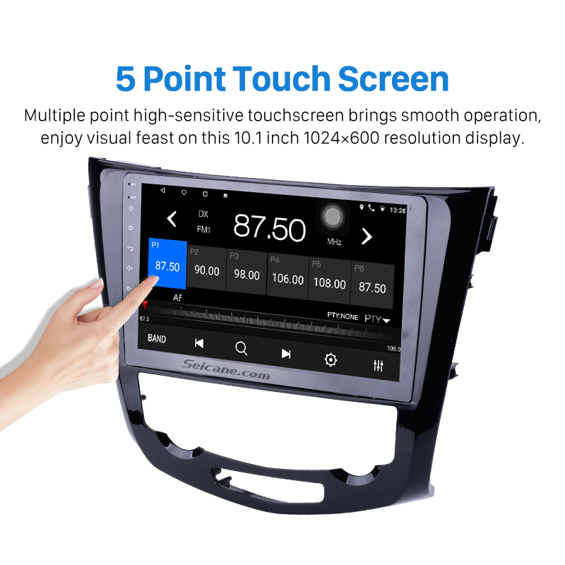 

10.1 inch Car dvd Stereo Radio Head Unit GPS Nav Player for 2013-2016 Nissan QashQai X-Trail Android 10.0 2GB RAM 32GB ROM