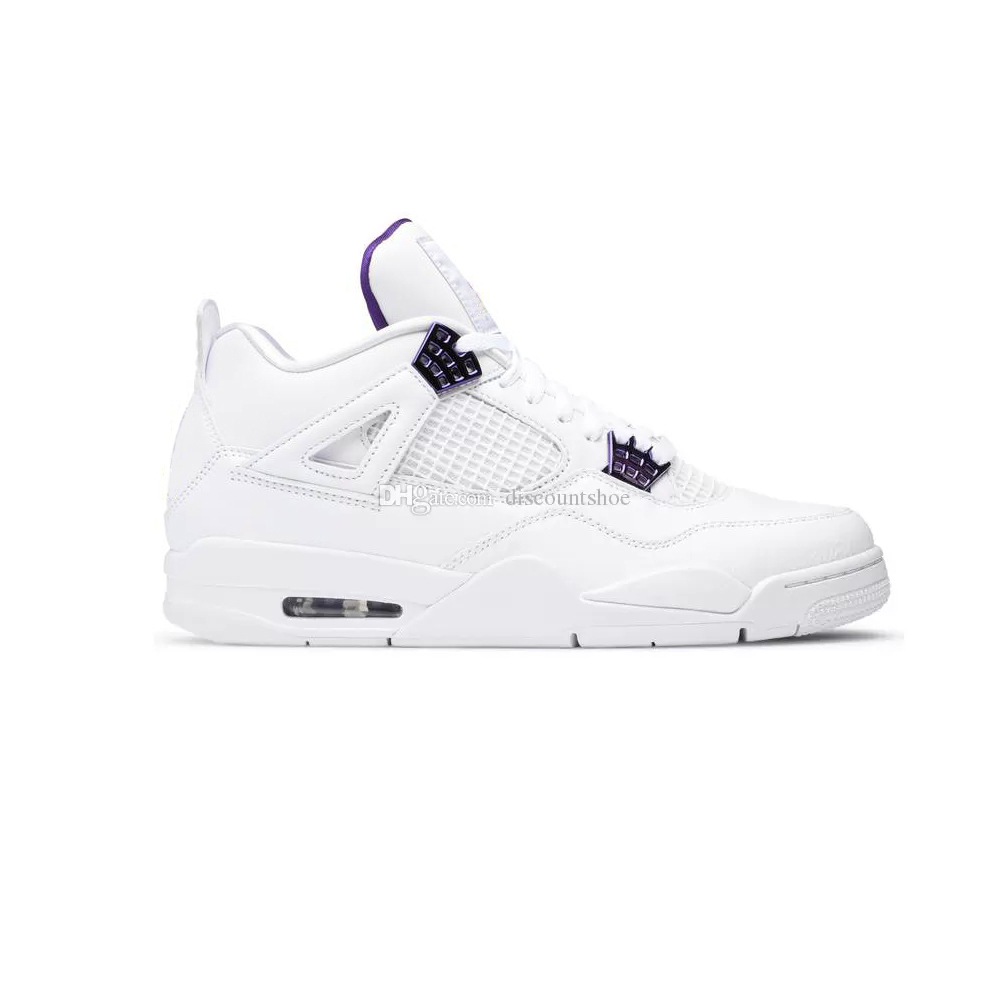 

4 Purple Metallic Basketball Shoes High quality jumpman 4s Men Sneakers SKU:CT8527 115 (Delivery within 24 hours), 'royalty'sku 408452 032