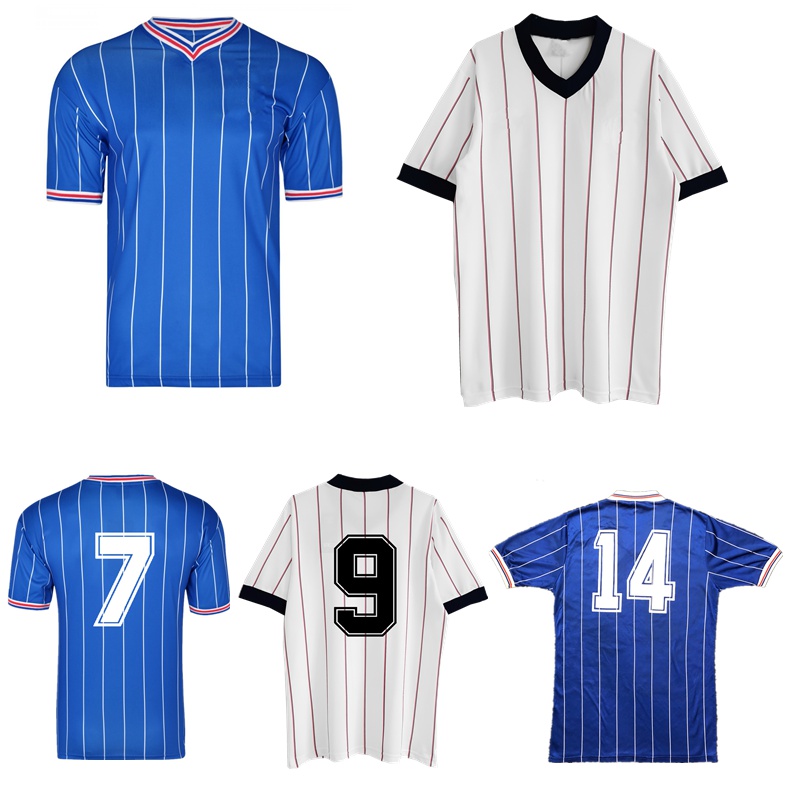 

1982 1983 1984 Cooper Johnstone McClelland retro soccer jersey 82 84 Dawson clasic vintage rare football shirt, Away jersey