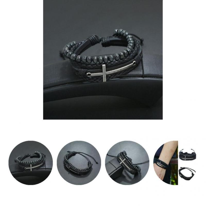 

Bangle Manual Alloy String Men Bracelet For School