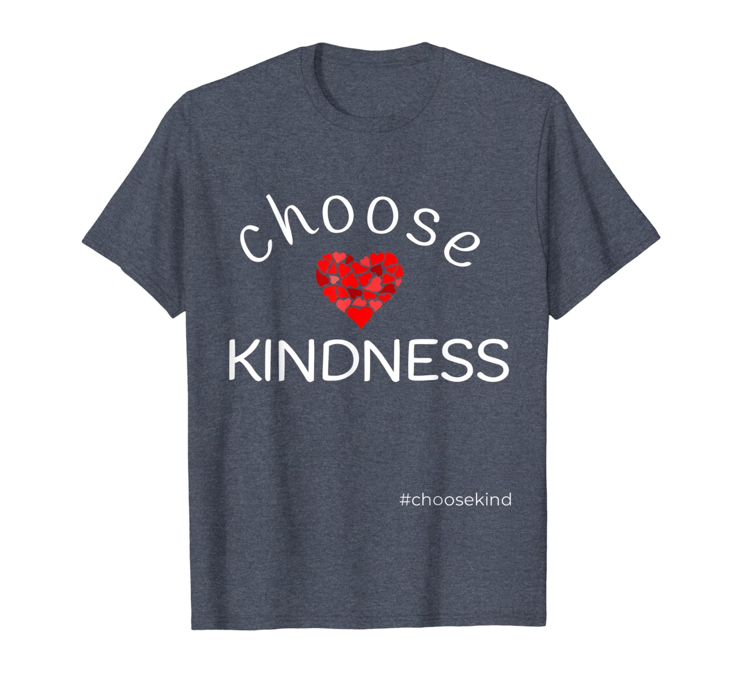

choose kindness shirt anti-bullying heart t-shirt, White;black