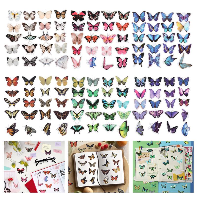 

Gift Wrap 40pcs/bag Butterfly Stickers DIY Crafts Scrapbooking Diary Journal Decoration Cartoon PET Sticker Stationery