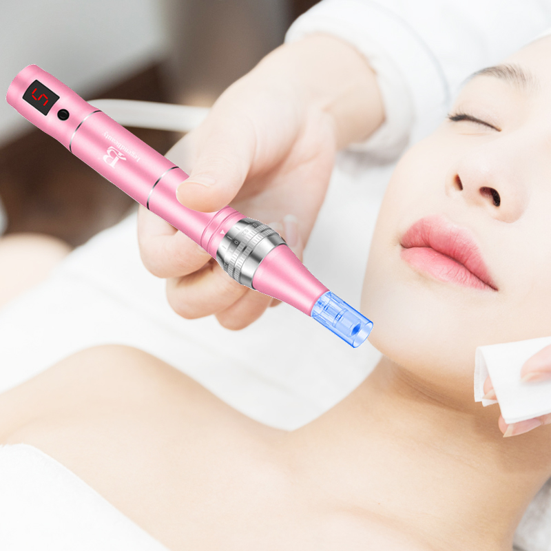 

Skin Care Derma Device Auto MTS derma stamp microneedle meso derma pen dermapen with 12pin 36pin Nano micro needling