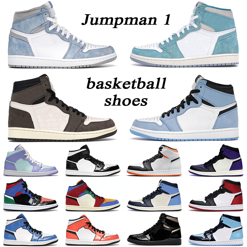 

jumpman 1 retro basketball shoes men women 1s university blue hyper royal dark mocha mens trainer sports sneakers