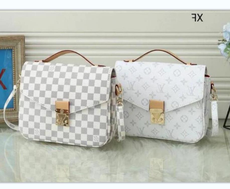 

LV LOUIS BAG VITTON women messenger package classic shoulder bag clutch handbag leather evening bag totes #62