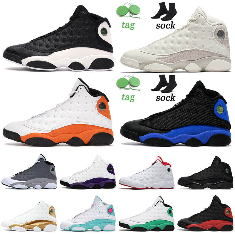 

2021 Arrival Basketball Shoes Hyper Royal Bred Jumpman Snekaers Air Jordon 13 13s XIII Lucky Green Reverse Game Starfish Retro Trainers Sports 36-47, D19 cap and gown 40-47