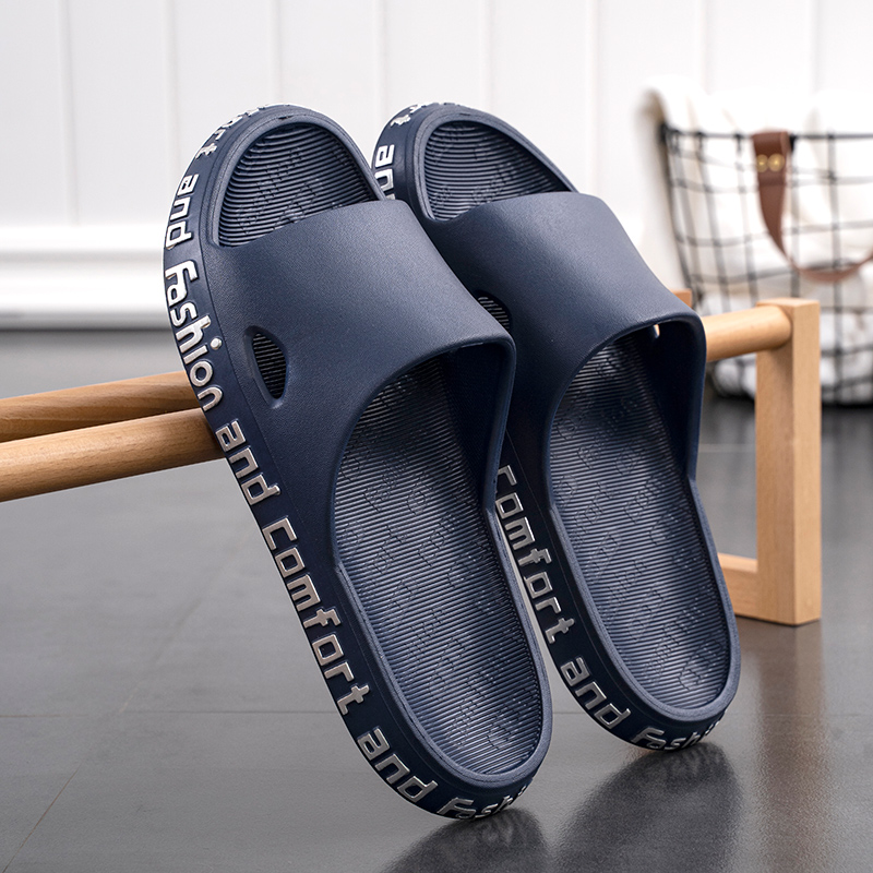

Summer anti-odor slippers men's home bathroom sandals fashion outdoor couples comfortable soft soles non-slip Special offer