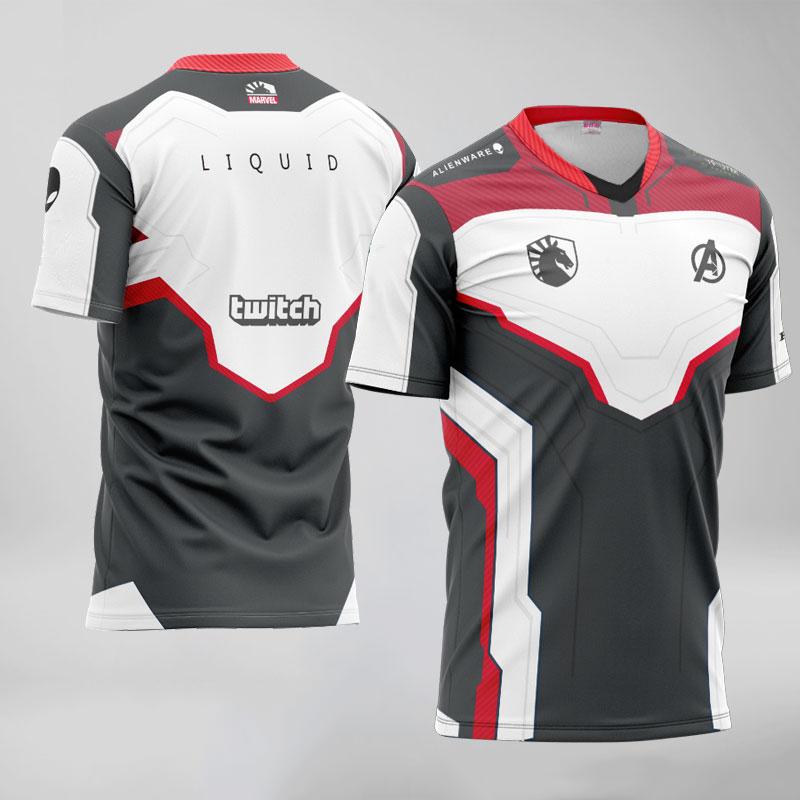 

Men' T-Shirts 2021 Summer Style CSGO Team Liquid Uniform Supporter Fashionable And Comfortable T-shirt