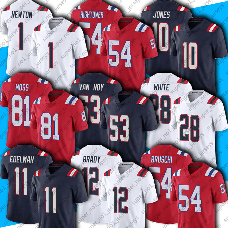 

10 Mac Jones 54 Donta Hightower Nelson Agholor Jersey Matt Judon Jakobi Meyers James White Football Jerseys NKeal Harry Jonnu Smith Tedy Bruschi Randy Moss Bourne, Youth custom jersey (agz)