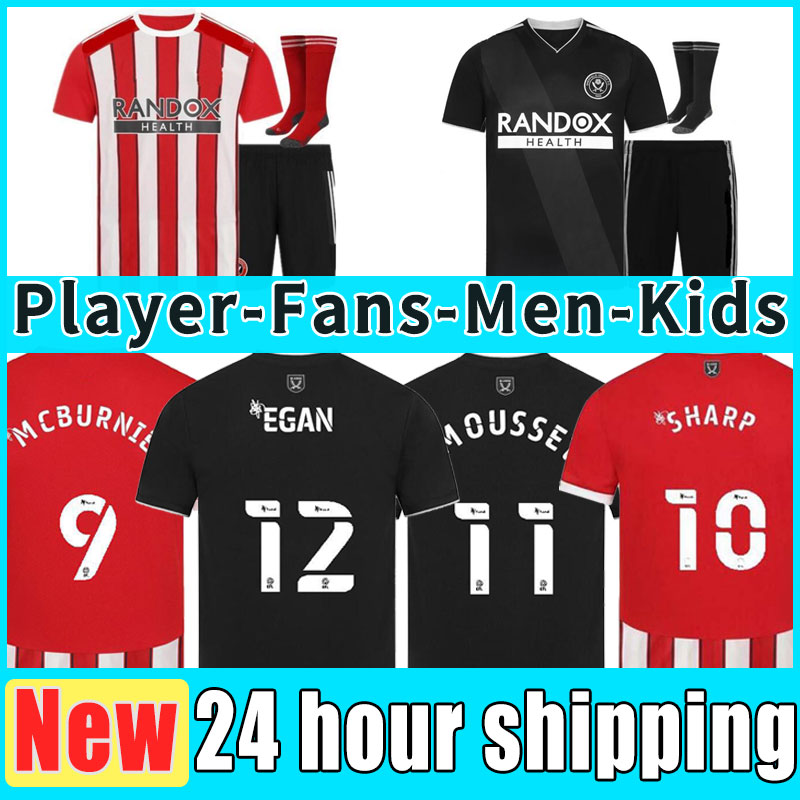 

2021 2022 Sheffieldes Soccer Jerseys MOUSSET BERGE United 21 22 camiseta de fútbol McBURNIE LUNDSTRAM FLECK home away Football Shirt NORWOOD SHARP men kids kit socks