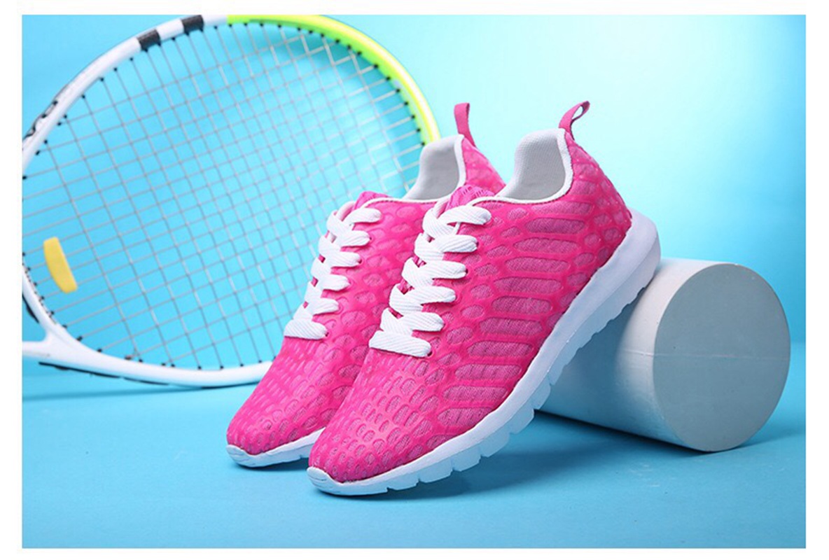 

Pink Sports Shoes knit Outdoor Sneakers Charming Men Women Factory Direct Selling Sport Shoe