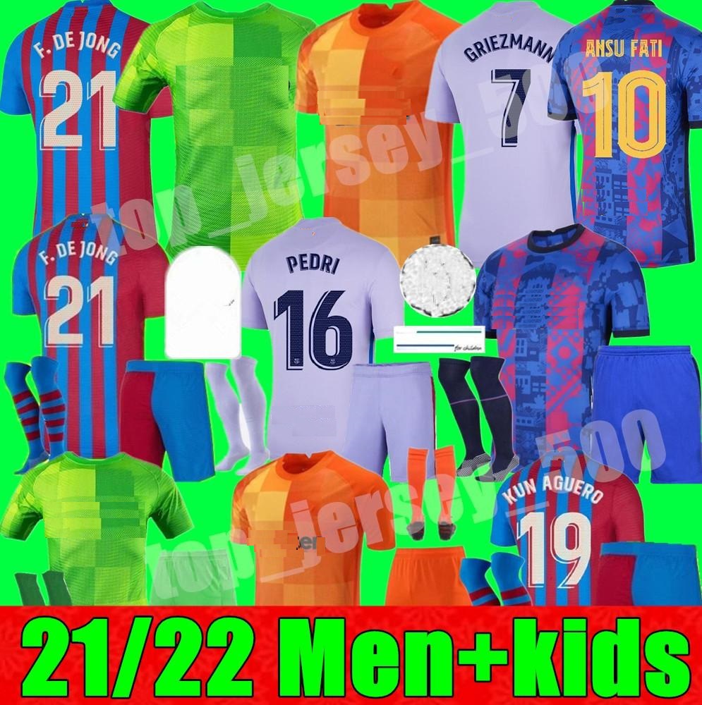 

22 23 PEDRI LEWANDOWSKI soccer jersey GAVI camiseta de futbol FERRAN 2022 2023 FC ANSU FATI RAPHINHA barcelona DEST football shirt men barca kit kids equipments, Kids away+league patch