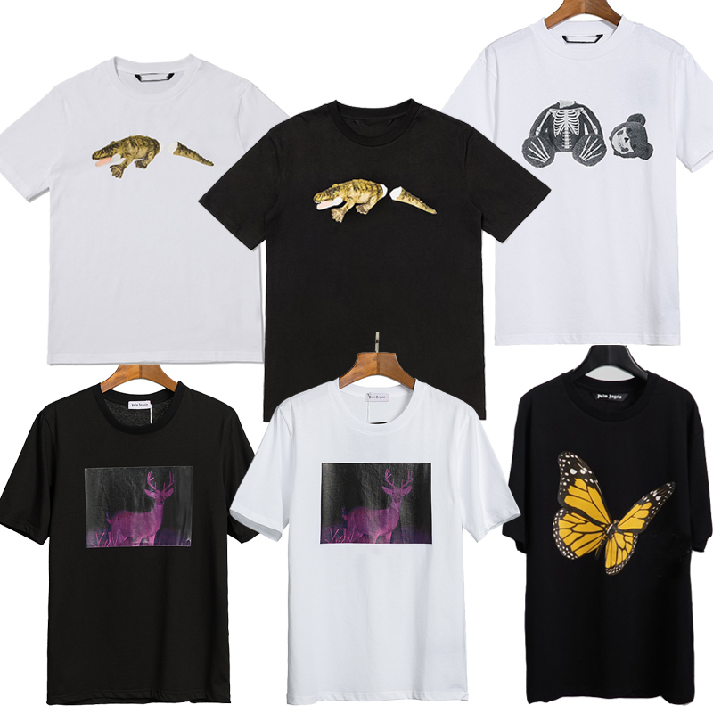 

20ss High Street Tide Kill the Bear Printed Tee Print Vogue Mens Short Sleeve Casual Cotton T-shirt, White;black