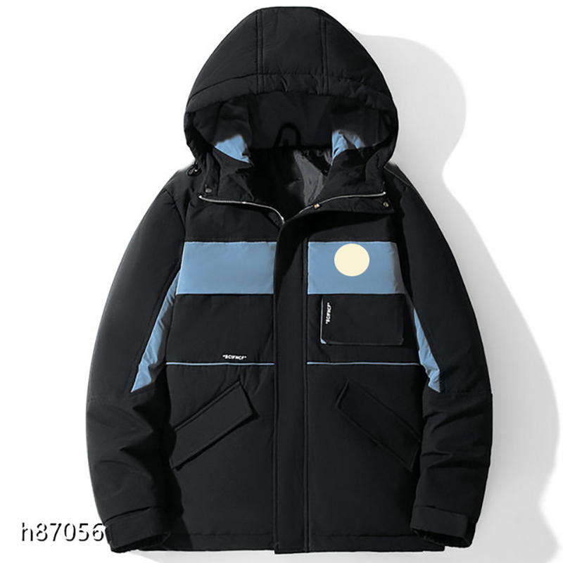 

Mens down Jackets Parka Womens Letter printing Winter Couples Clothing Coat Outerwear Embroidery Puffer jacket for male size S-3XL, Happy life