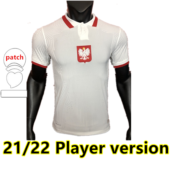 

2021/2022 Poland Player version Soccer jerseys MILIK POL LEWANDOWSKI PISZCZEK countries maillot foot Shirts Football uniform camisetas de ftbol, Home