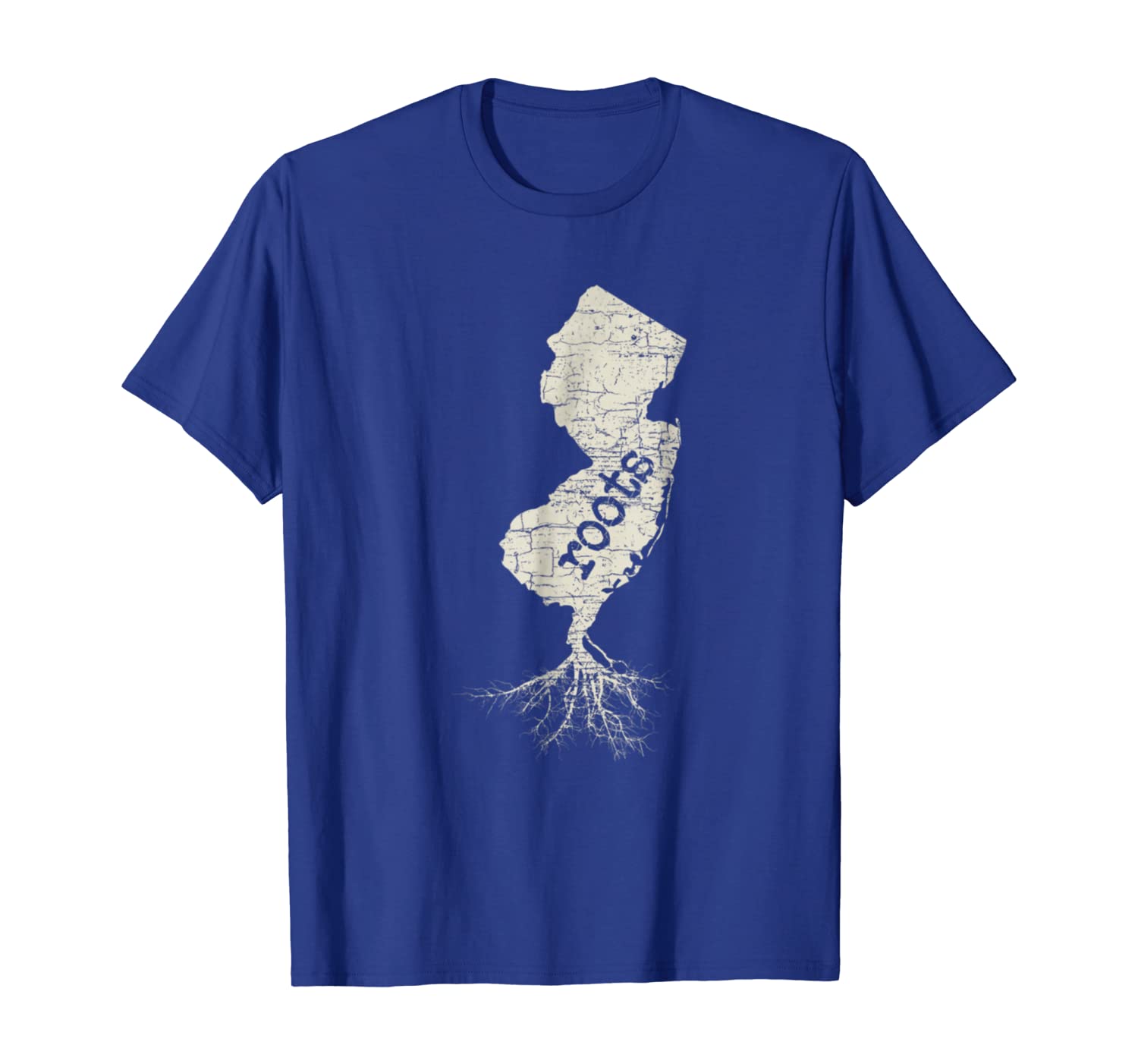 

New Jersey Vintage Native Roots T-Shirt, White;black