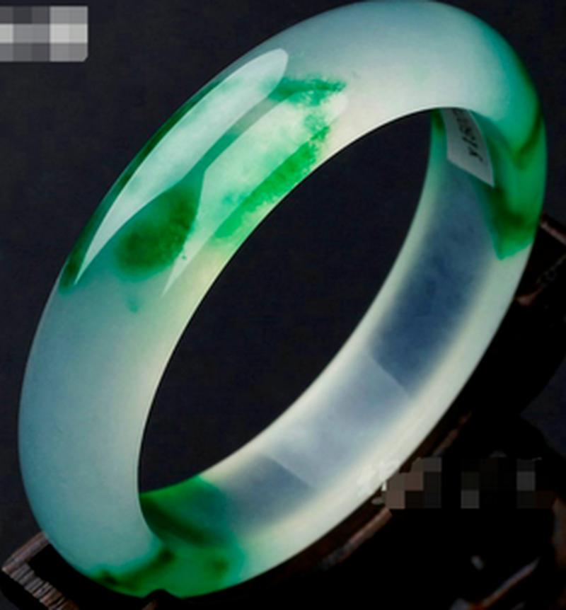 

Bangle Natural 55-64mm Certified 100% Grade A Quartz Stone Jade Jadeite Bracelet