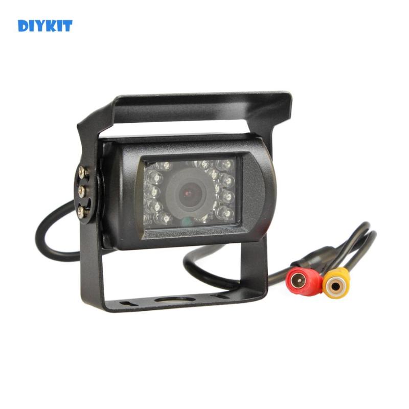 Car Rear View Cameras& Parking Sensors DIYKIT DC 12V - 24V 120 Degree Waterproof Color Ccd Reverse Backup Truck Bus Camera With IR Night Vis-image-706226707