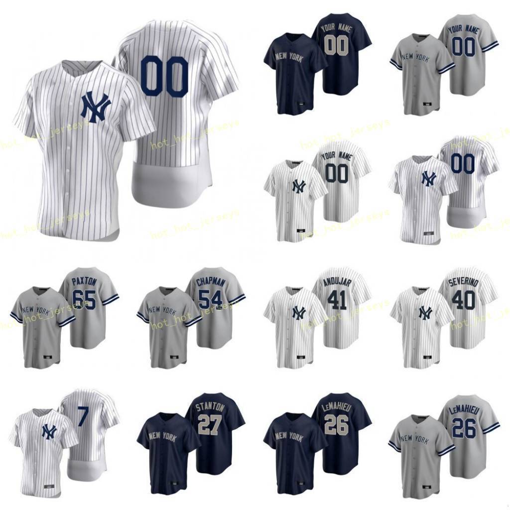 

Torres Gleyber 25 Baseball Jersey Urshela Gio 29 Voit Luke 59 Wade Tyler 14 Custom Men Kids Women Stitch, Blue;black