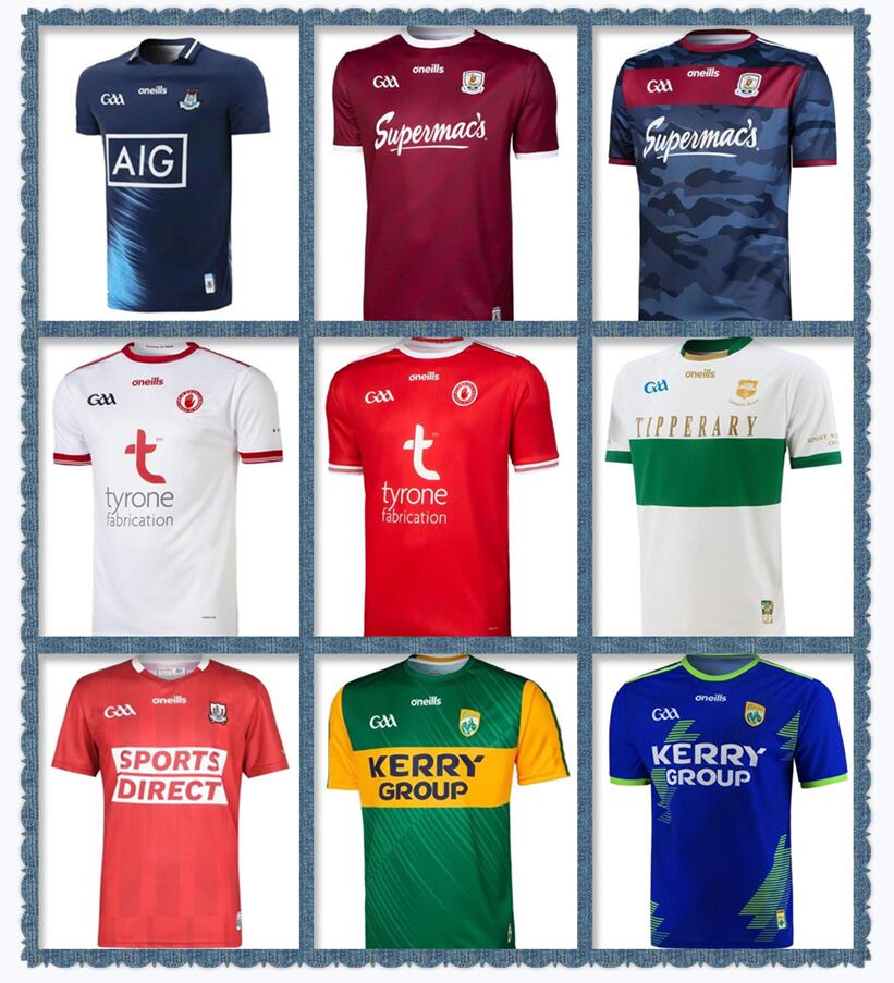 

2021 Kerry Galway Dublin GAA rugby jerseys Soccer jersey 21 22 Tyrone TIPPERARY retro Cork classic home away shirt, Orange