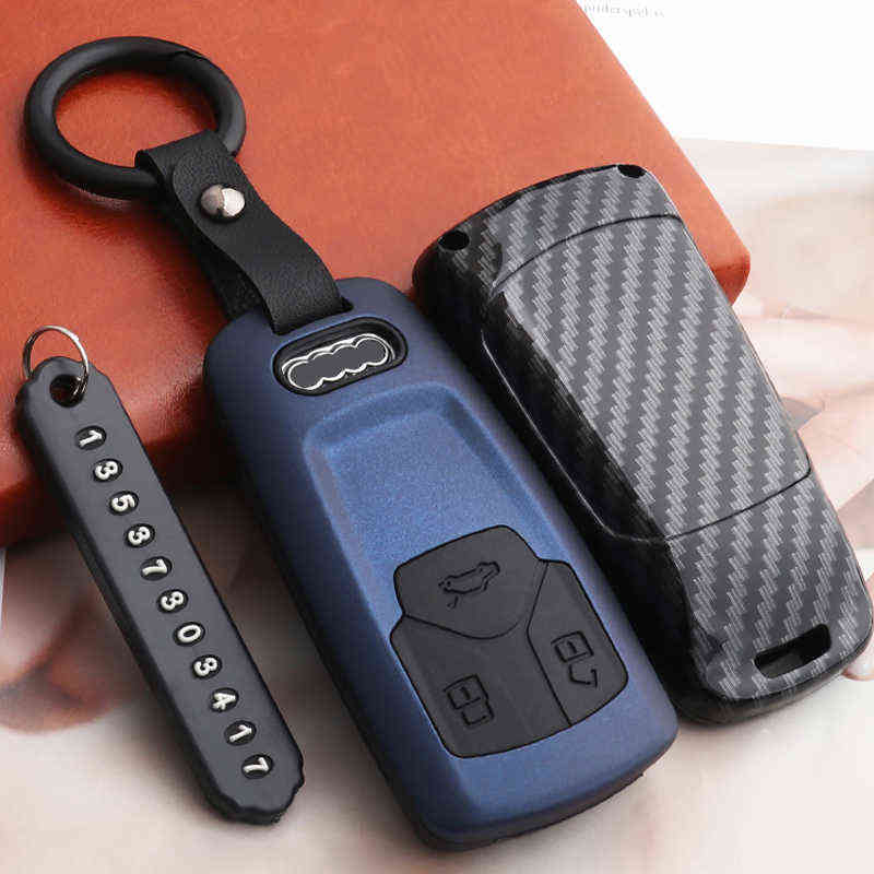 

Carbon fiber ABS Matte Car Key Cover Case Shell For Audi A6 A5 Q7 S4 S5 A4 B9 Q7 A4L 4m TT TTS RS 8S 2016 2017 2018 Accessories, Other