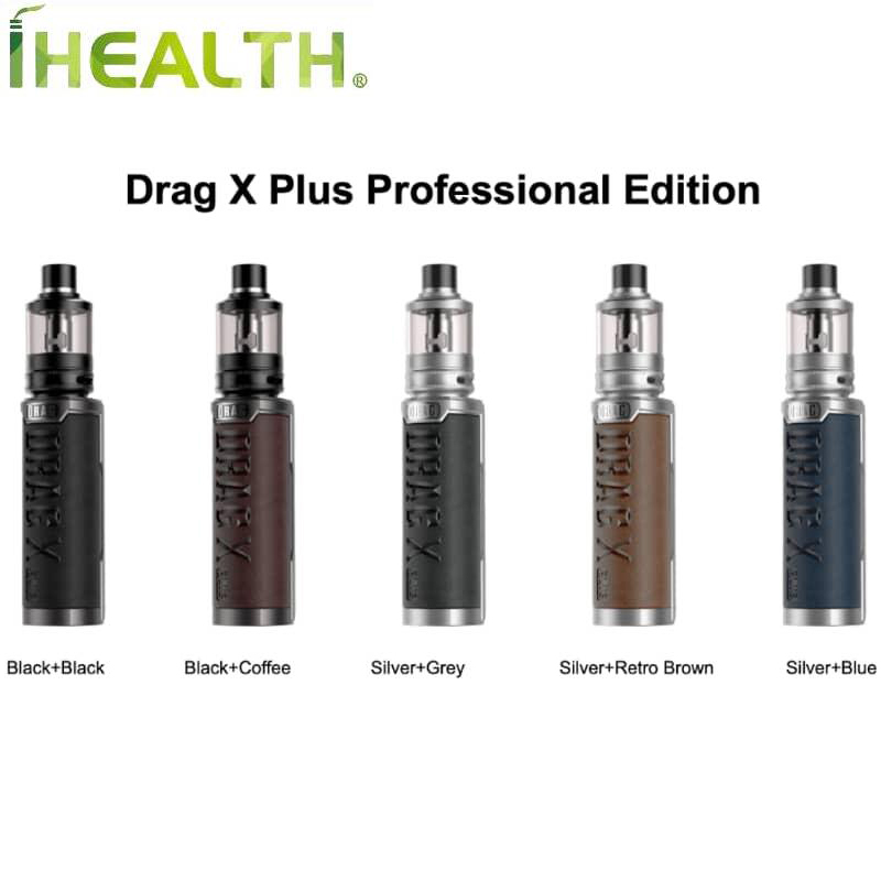 

Original VOOPOO Drag X Plus Professional Edition Kit Powered by Single 18650/21700 battery With 5.5ml TPP 2.0 Pod Tank