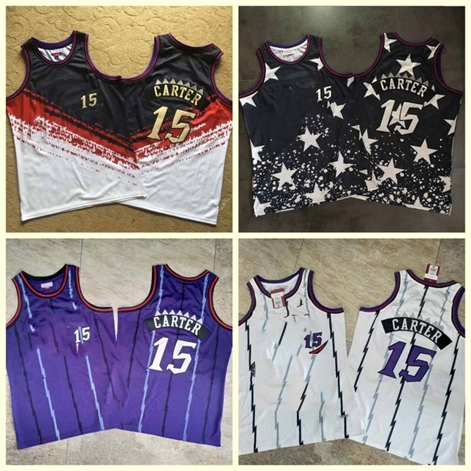 

Men\rToronto\rRaptors Vince Carter Closely embroidered mitchell ness basketball jerseys,finely stitched embroidered basketball jersey, Black