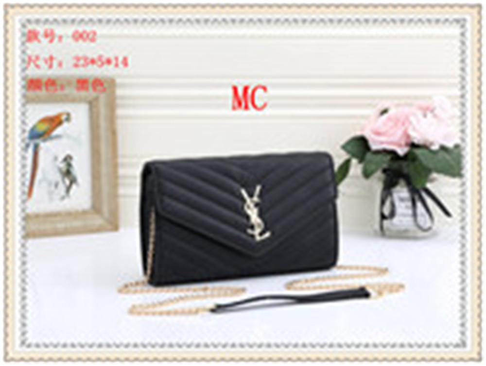 

3-1 Brand Shoulder Bags Women Leather Handbag Fashion Messenger Purse Lady ToteLVLouisBagVittonYSL, Red;black