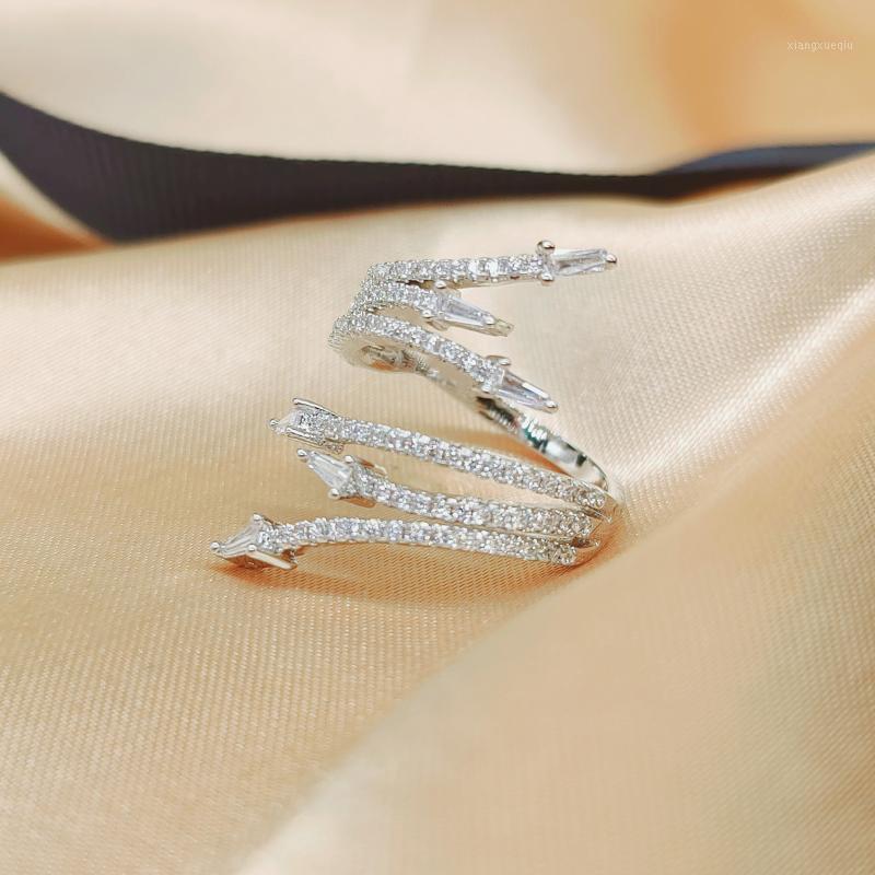 

Cluster Rings Refiny Fashion Guangzhou Supplier Vendor For Women 2022, Golden;silver