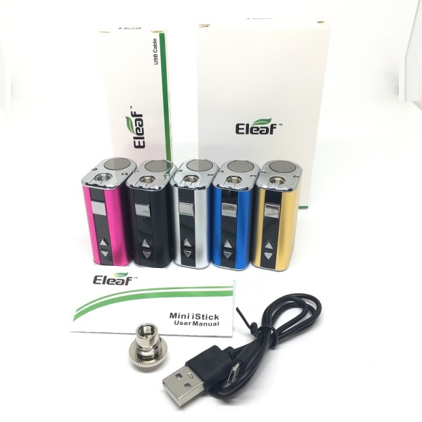 

Eleaf istick Mini 10W Battery Starter Kits 1050mAh Variable Voltage Vape Mod with USB Cable eGo Connector adapter 510 Thread Vaporizer Pen