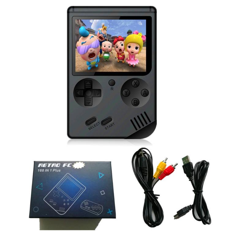 Portable Game Players Built-in 168 Games Handheld Console 3.0 Inch 8-Bit Screen Classic Video Player For Children Gifts-image-699777098