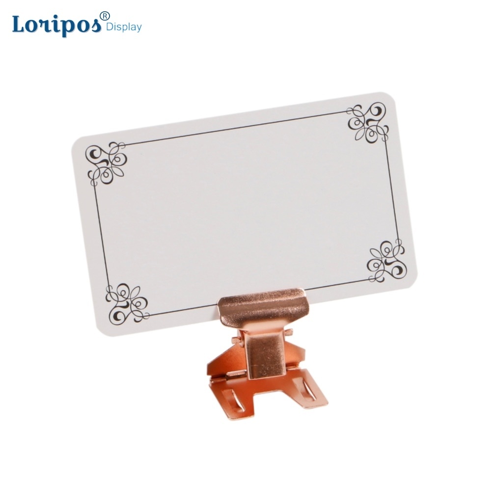 Pop Price Paper Sign Label Card Display Clips Holders Stand Metal For Stores Tag Signage Promotions Clip-image-754432029