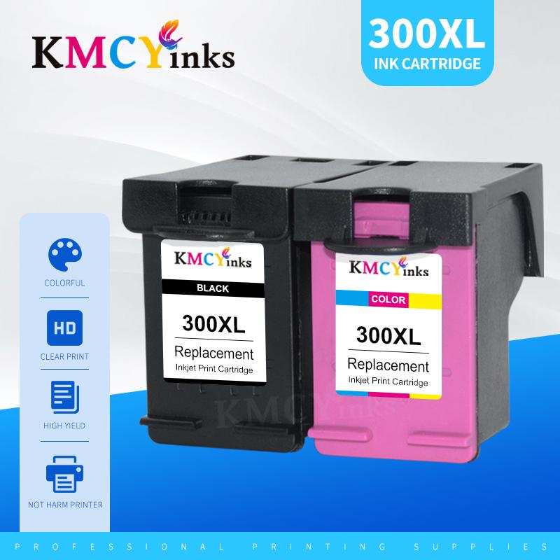 

KMCYinks Compatible 300XL Ink Cartridge Replacement For 300 Xl Deskjet D1660 D2560 D5560 F2420 F2480 F4210 Printers Cartridges