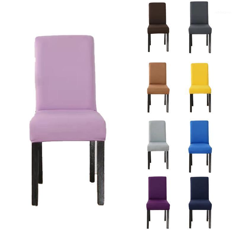 

1/2/4/6pcs Modern Simple Solid Color Chair Cover Spandex Stretch Elastic Slipcovers Protectors Dining Room Party Wedding Covers