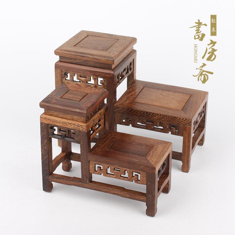 

Decorative Objects & Figurines Sales Bonsai Stand 2 Floor Display Shelf Echelon Vase Tray Planter Pots Flower Traditional Chinese Wood Cn(or