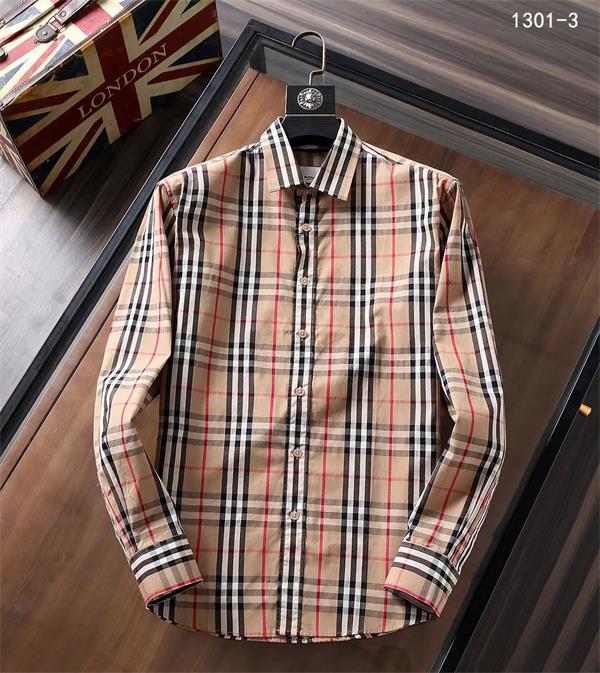 

Men's Plaid Shirt luxury designer shirt Business shirt official website synchronously releases 100% cotton fabric, showing perfect quality in all details, #02, Customize