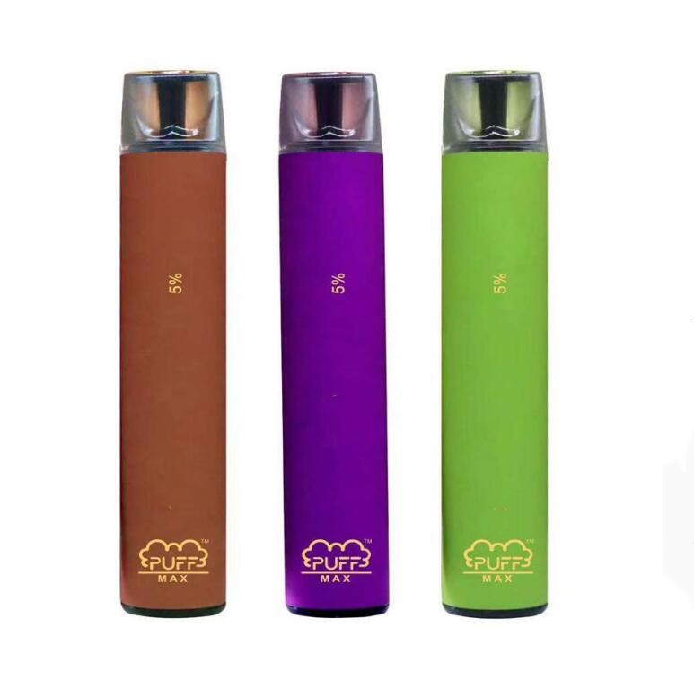

PUFF BAR MAX E-cigarettes 2000 Puffs Disposable PuffMax Cartridge 1200mAh Battery 8.5ml Vape Pods Stick Style E Cigarettes Portable Vaporizer bang xxl