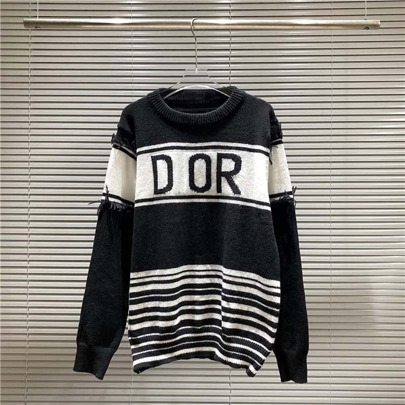 

2021ss Mens Designer Sweaters Hoodies Womens Casual Round Neck Long Sleeve Sweater Couples High Quality Sweatshirt Black White Size S-2XL Unisex