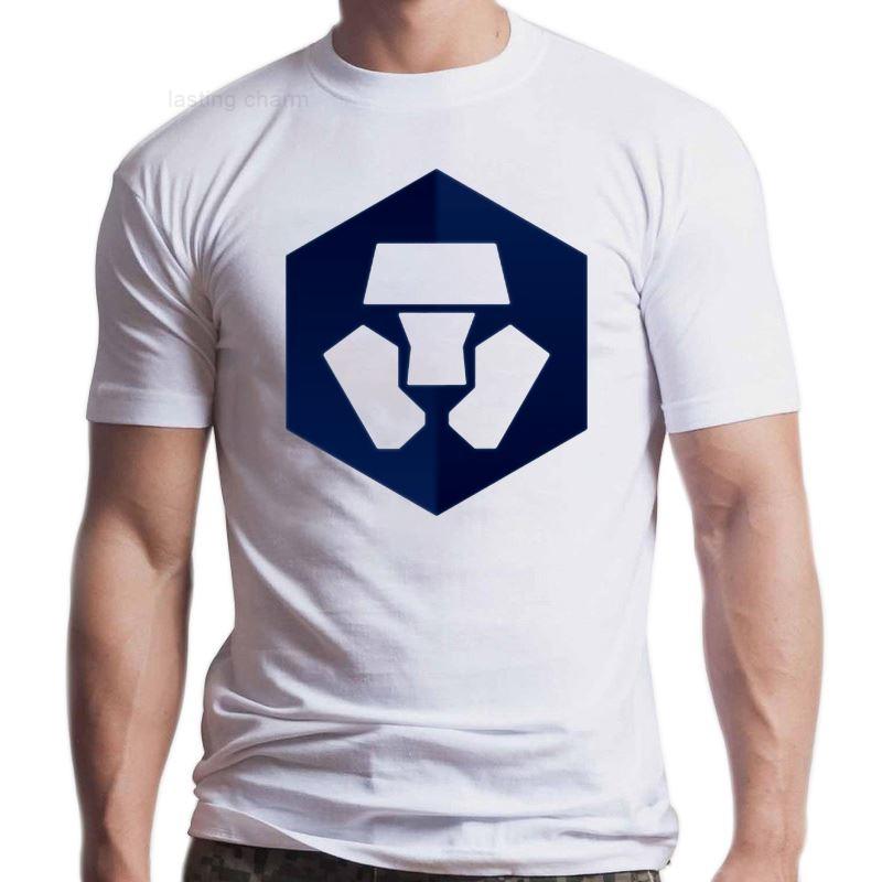 

Men's T-Shirts Lasting Charm 2021 Summer Men Casl Print T-shirt Fashion Crypto.com Ex Monaco (Mco) Crypto Mode Style, Whitemen