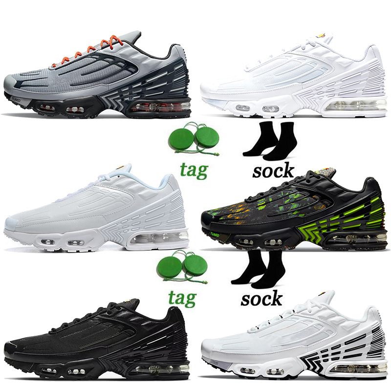 

Men Womens Crater Multi Tn Plus 3 Running Shoes Tuned Mens Sneakers Fashion Mesh Triple White Black Orange Red Iridescent Navy Blue Trainers, B20 topography pack 39-45