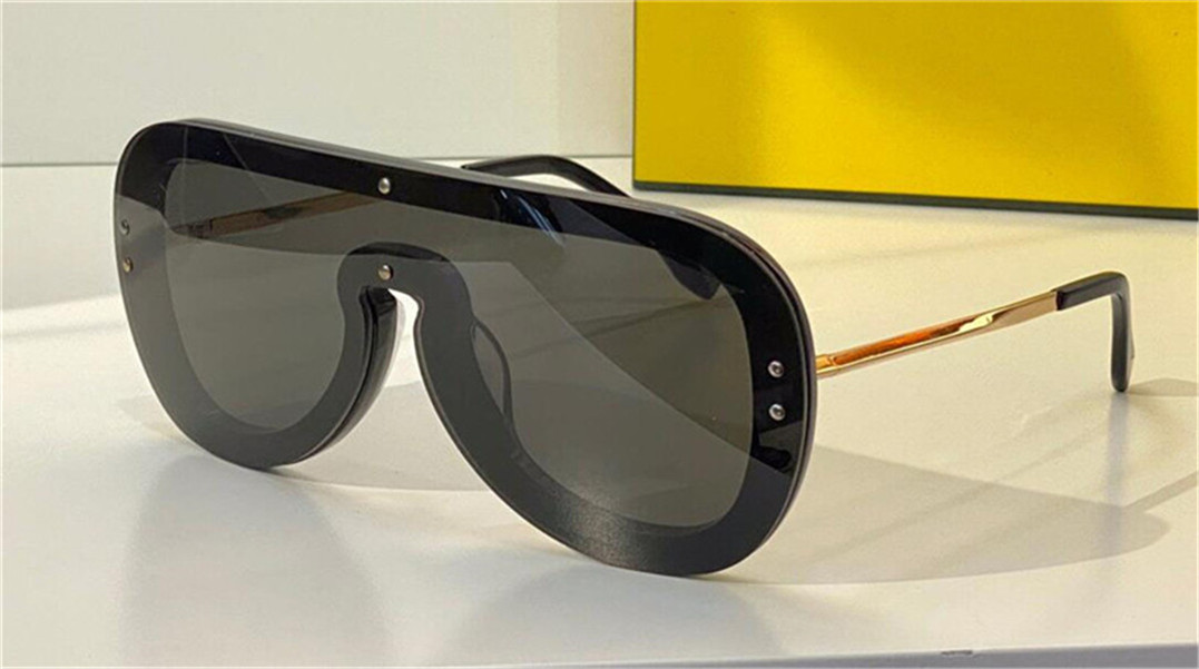 

New fashion design sunglasses 0396 pilot frame shield lens simple and versatile style top quality outdoor uv400 protective eyewear